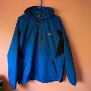 New Balance Windbreaker Rain Jacket Men XL EUC